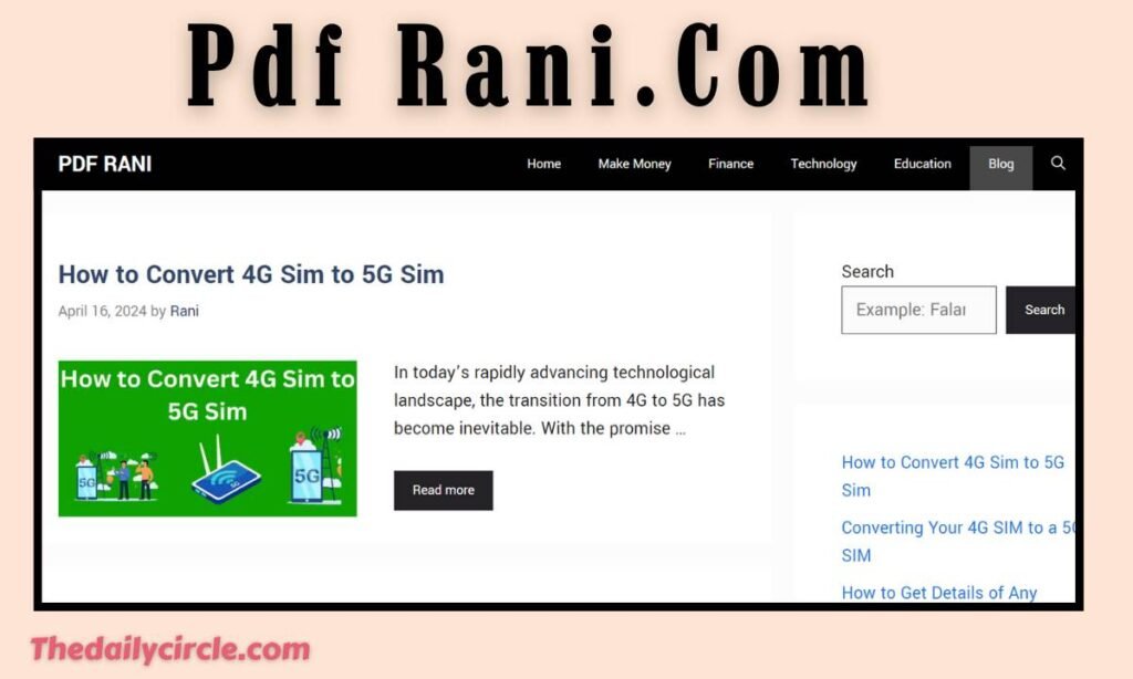 Categories of PDF Rani.Com